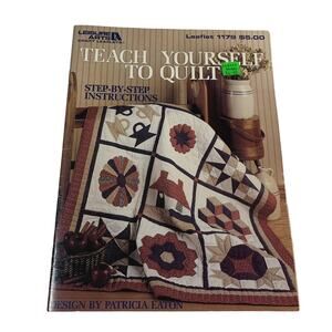 vintage book quilting patterns Teach Yourself to Quilt Leisure Arts 1179 1988